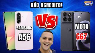 QUAL COMPRAR ? SAMSUNG A56 5G VS MOTO G67 5G  #video   #samsung #motorola   #celular