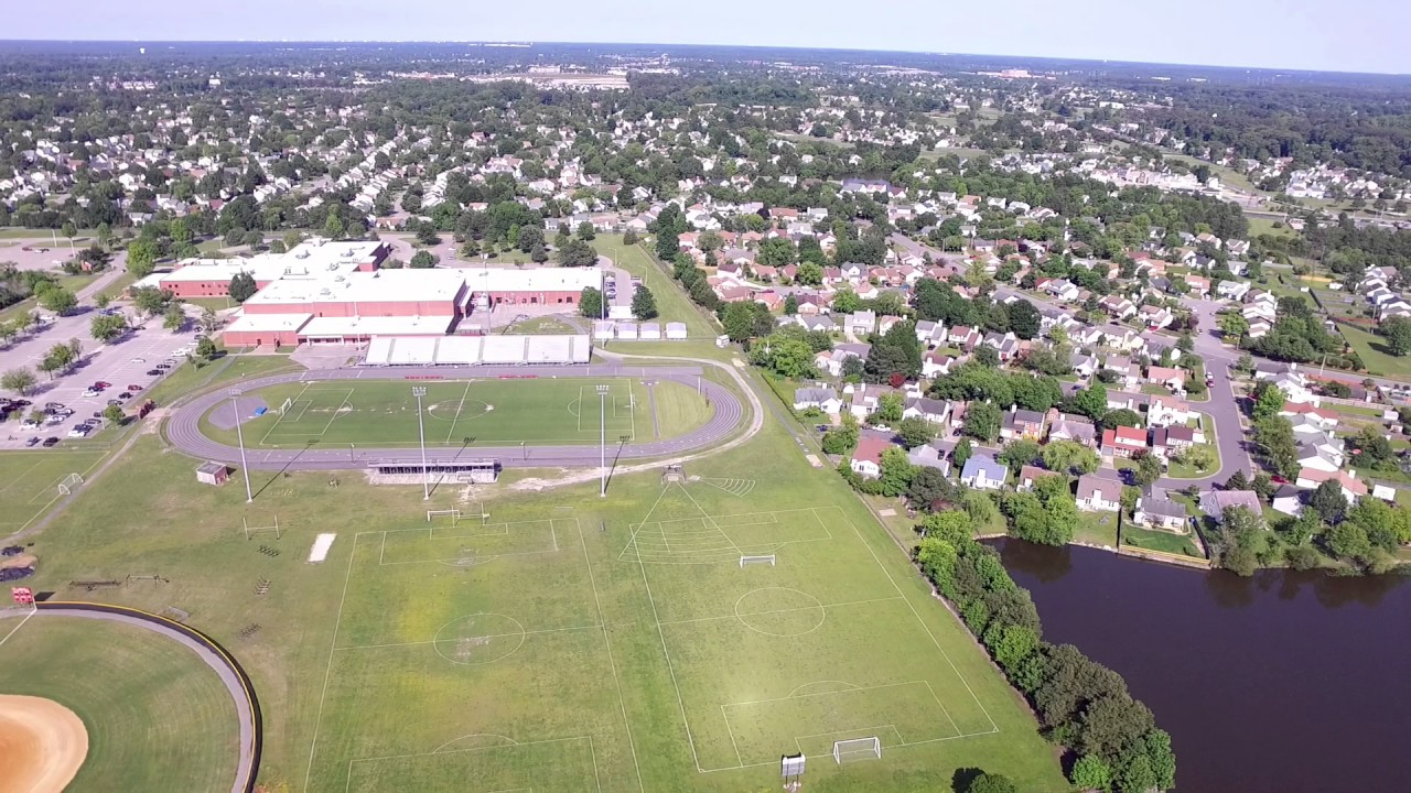 Salem High School Sports Fields Virginia Beach Virginia Drone Video