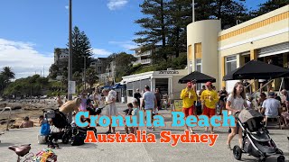 Australia Sydney [4K HDR Walk] 'Cronulla Beach Sydney: Where Sun, Sand, and Sea Meet'