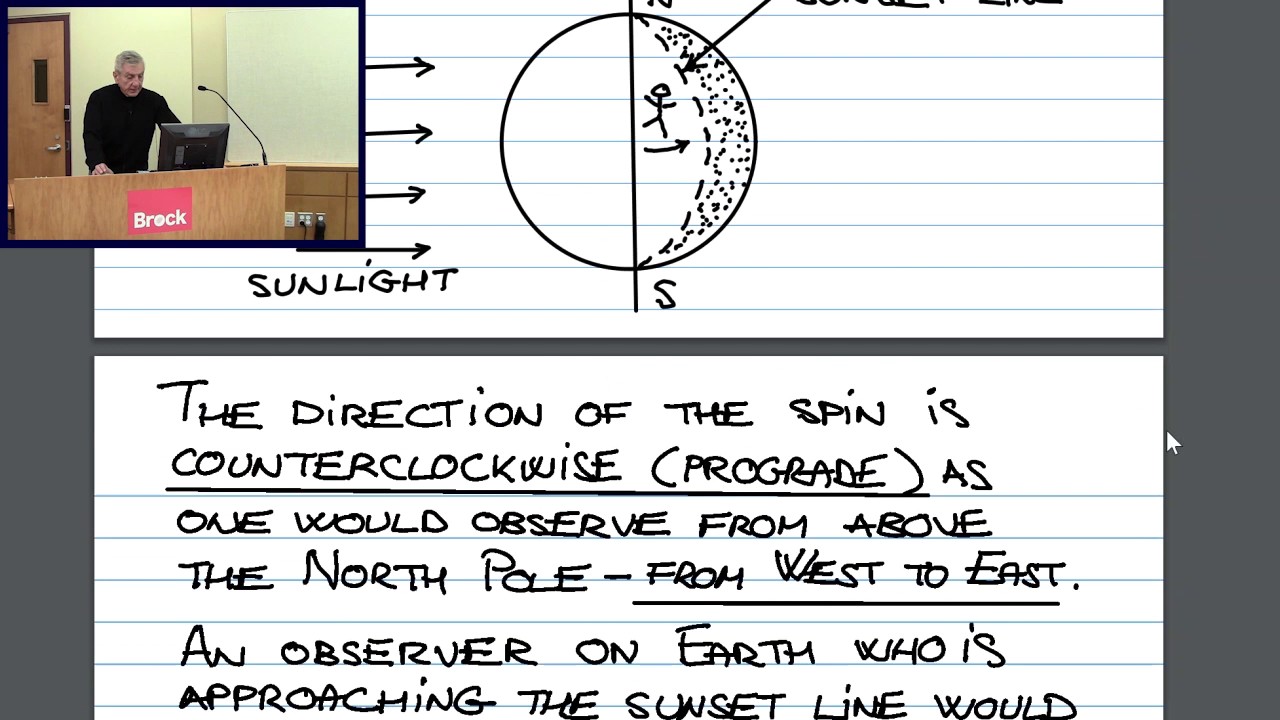 ASTR1P01 CLIP 3: The Earth's Rotation and its Motion about the Sun