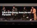 Best Picture "Parasite" | Q&A with Director Bong Joon-ho and Actor Song Kang-ho | MoMA FILM