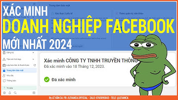Xác minh doanh nghiệp Facebook 2024 | Lê Văn Ca