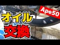 【簡単】エイプのエンジンオイル交換方法【エイプ50】