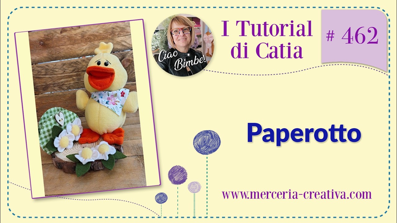 #462 PAPEROTTO  TUTORIAL FAI DA TE