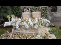 DF Mesa de novios para boda en jardin