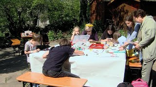Kunstprojekt in Tübingen für Kinder aus der Ukraine