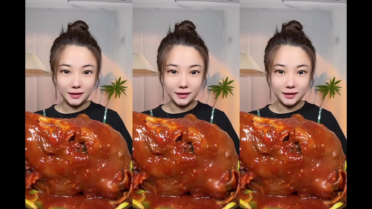 ASMR MUKBANG Red Braised Pork Belly Eat Meat with Big Mouthfuls 대한 삼겹살  #eatings