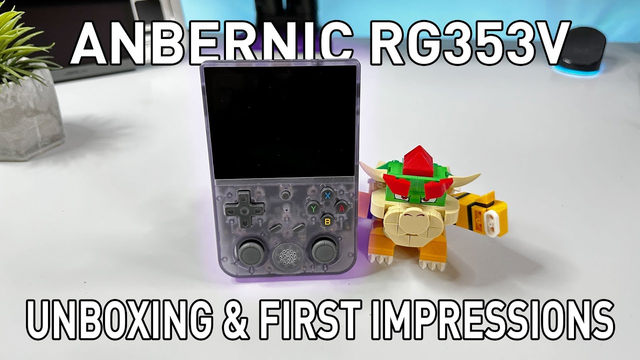 中古品　ANBERNIC RG353V クリアパープル Anbernic RG353V クリアパープル 中古品 ANBERNIC RG353V クリア