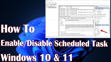 Enable Or Disable Scheduled Task In Windows 10 With Task Scheduler - 3 Fix How To