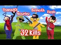PUBGㅣNourinz with Belmoth, Thanad0l, Flash กินไก่ 32 kills