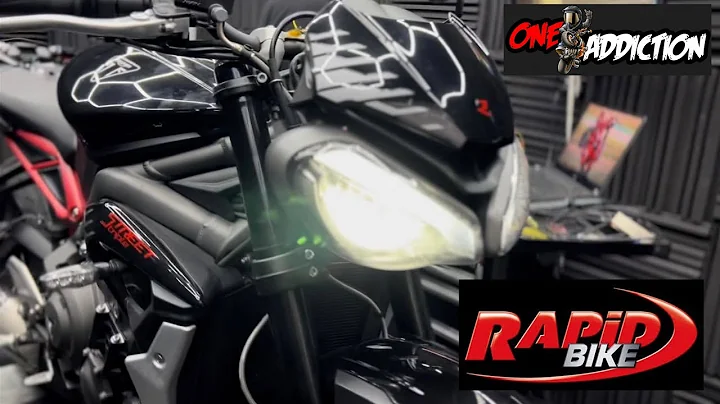 2021 Triumph 765r + 1A Rapid Bike tune! More power then most MT09s 😮😮😮