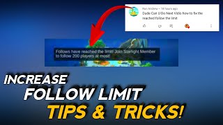 follows have reached the limit mobile legends