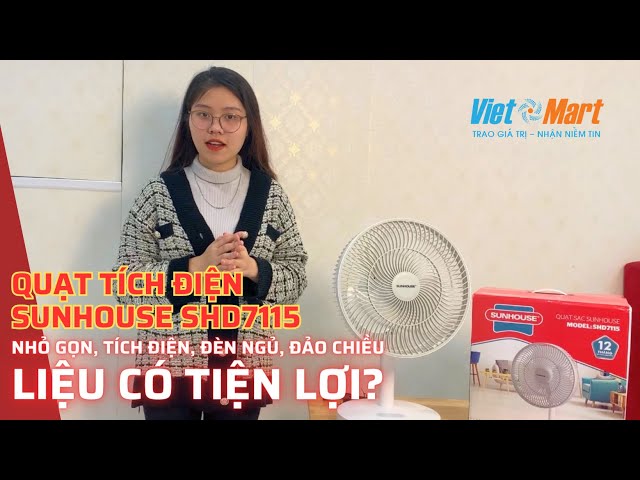 Huong dan su dung quat tich dien Sunhouse SH762