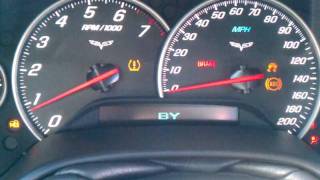 Great start up message on a Corvette.