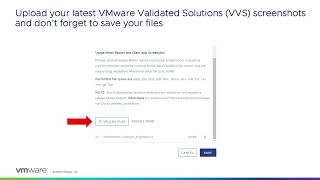 VMware Cloud Verified Revalidation Process
