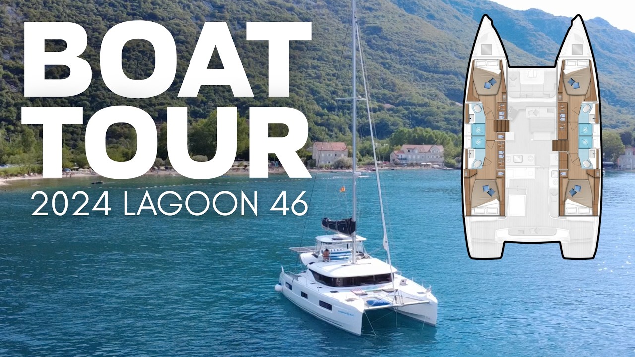 Full Boat Tour: Our Off Grid FAMILY HOME | Lagoon 46 Tour