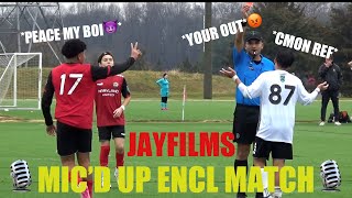 MIC’D UP ECNL MATCH⚽*RED CARD*| ENCL SOCCER HIGHLIGHTS