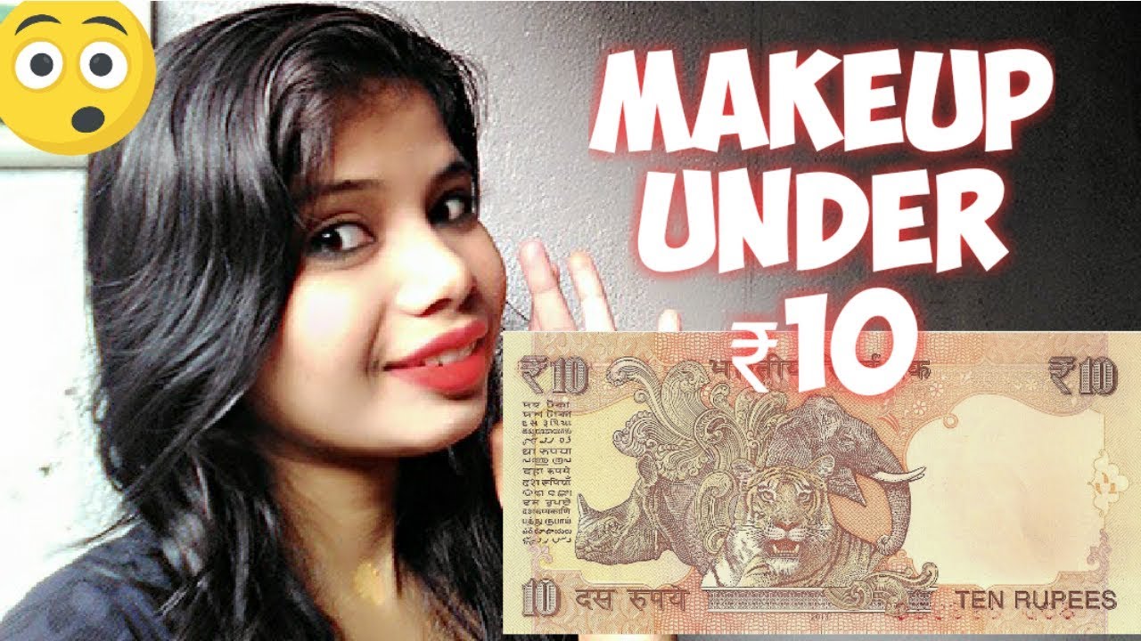 Full Face Makeup Under 10 rupees||₹10 makeup Challenge😱😱
