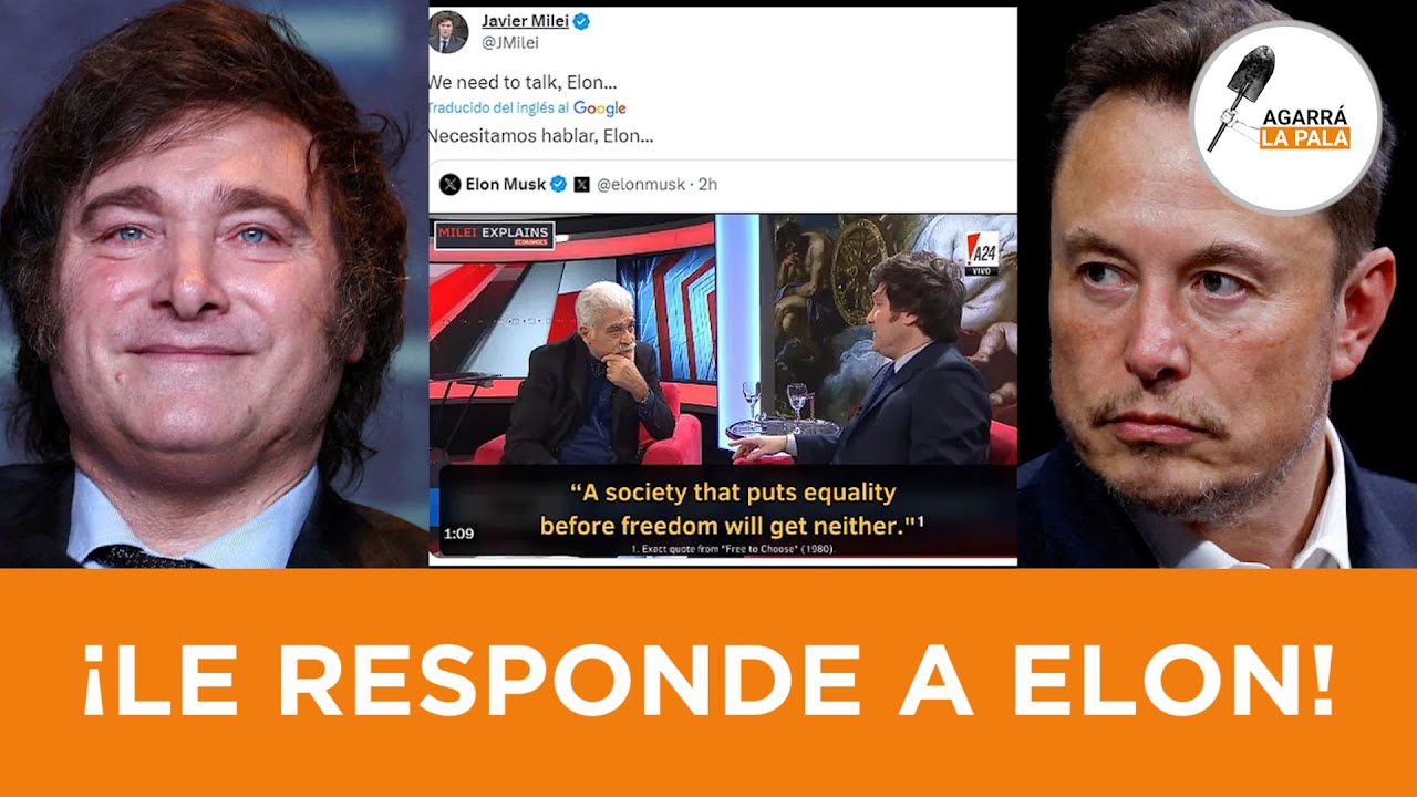 La ÉPICA RESPUESTA de Milei a Elon Musk que causa furor en las redes ...