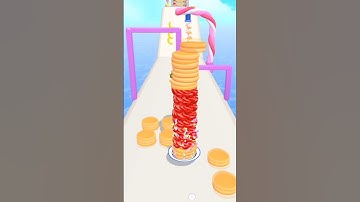 #Pancake Run 🍇🍒🍓 Gameplay All Levels Walkthrough Game Mobile Updated version 2.6 Level 7 #shorts