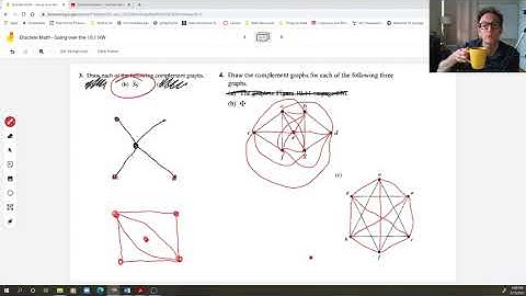 Discrete Math - Going over the 10.1 HW on Graph Theory