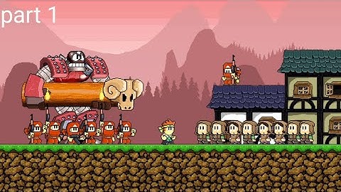 Dan the man. Action platformer - Gameplay part 1 (iOS android)