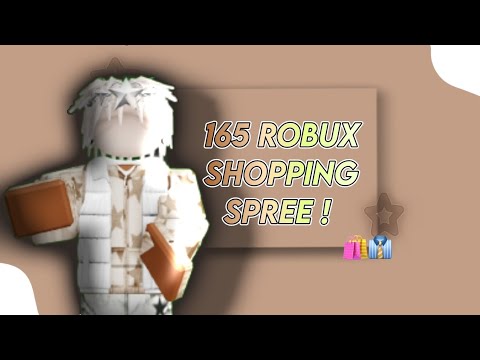 165 ROBUX SHOPPING SPREE || XAWS - YouTube