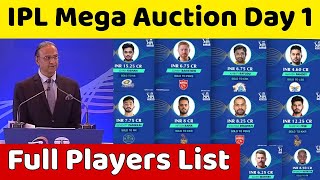 tata Ipl 2022 Mega Auction    List Of Sold Players  Ipl 2022  Streaming