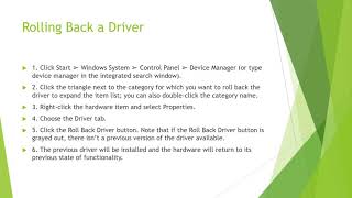 Microsoft MD 100 - Installing and Updating Device Drivers