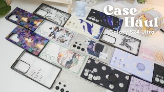 Galaxy S24 Ultra Phone Case Haul-Aesthetic Unboxing | Couples \& Clear cases🫧🩷Casetify🗝 + Aliexpress🌼