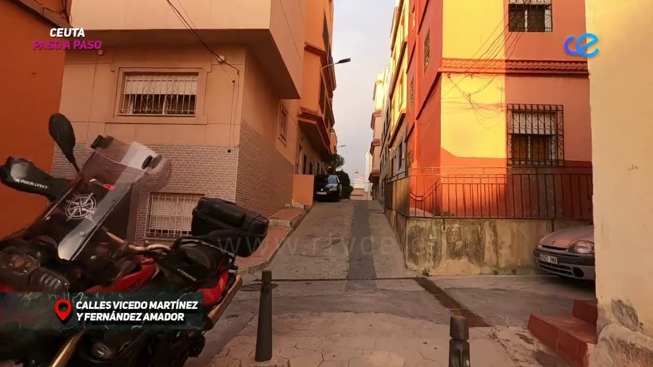 CEUTA PASO A PASO 038: Calle Vicedo Martínez y Fernández Amador