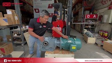 Hộp giảm tốc tải nặng bánh răng côn KAB87 lắp motor điện BGM