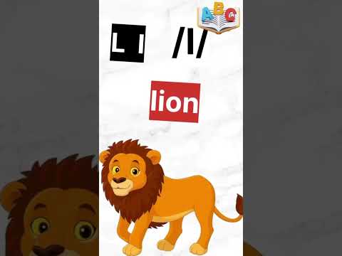 ABCD Poem With Animals Picture Kid #youtubeshorts #shortsyoutube