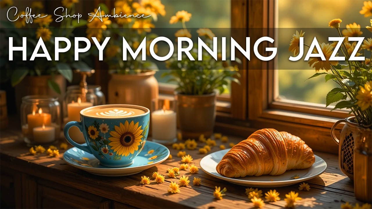 Happy Morning jazz ☕ Smooth Bossa Nova Coffee Vibes for Study, Work, and Calm Focus