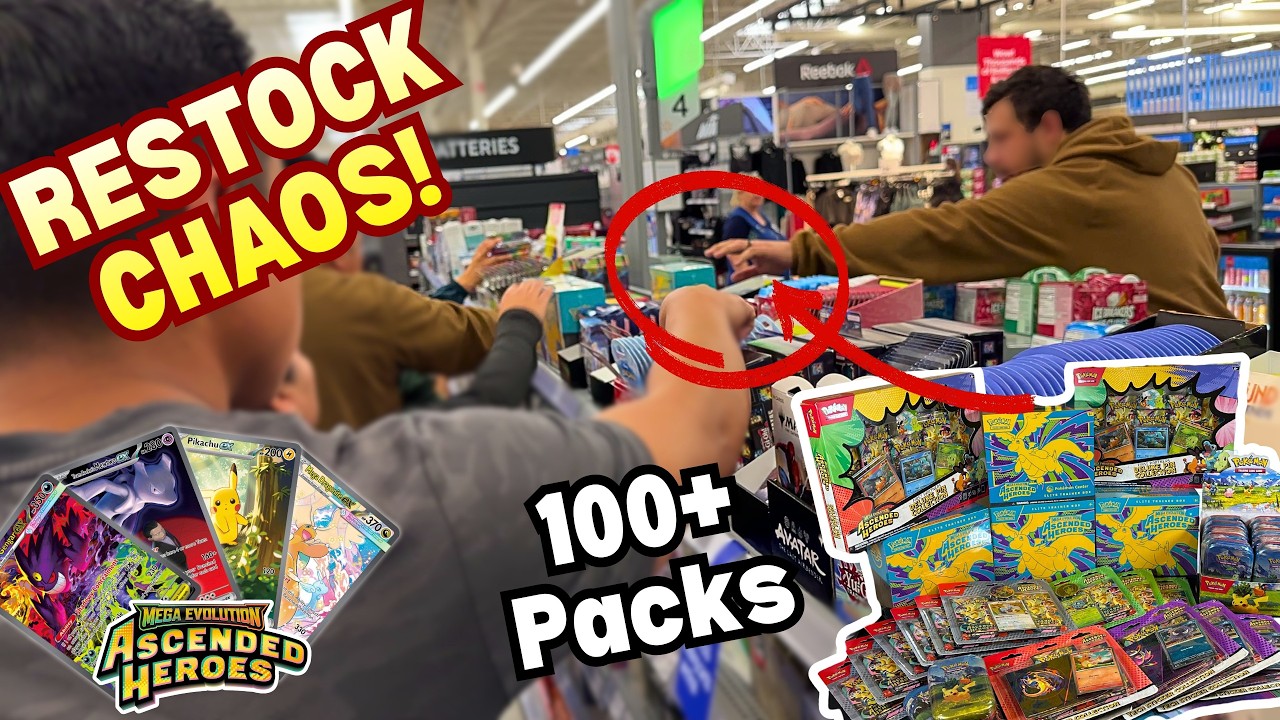 ASCENDED HEROES 100+ PACK OPENING! 🔥 Walmart Restock CHAOS?!