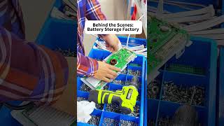 Behind the Scenes: Battery Storage Factory #HowItsMade #Factory #Tech #SolarBattery #LithiumBattery