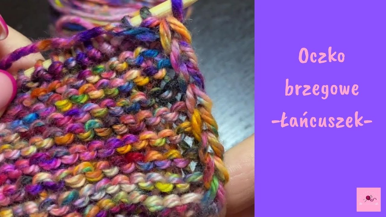 Oczko brzegowe łańcuszek || Brzeg łańcuszkowy || Chain Edge po polsku