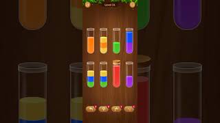 Water Sort level 31 - Color Sort Game,,playlist, Fantasy Word Games #watersortpuzzle