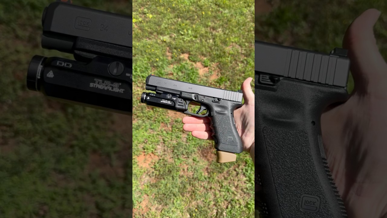 Glock 34 Gen 3 + Streamlight TLR-9 🔥 