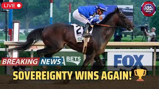 Sovereignty Wins 2025 Belmont Stakes at Saratoga | Full Results & Payouts । USA TODAY NEWS
