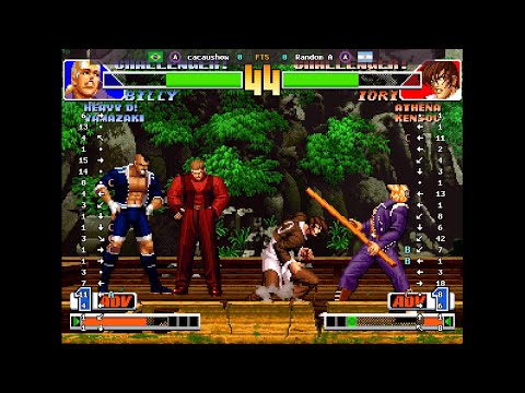 The King of Fighters '98 - 🇧🇷 cacaushow(A) vs 🇦🇷 Random A(A) | Fightcade (2026-06-02 13:37 UTC)