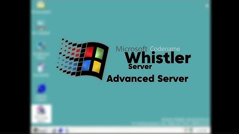 Windows Whistler Advanced Server Build 2267
