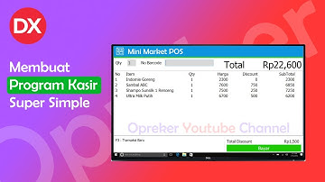 Cara Membuat Program Kasir di Delphi Mudah dan Sederhana #Part2 | Design Layout Program Kasir