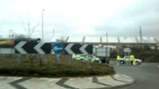 Lorry crashes into the bridge