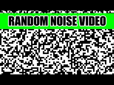 Random BLACK/WHITE Noise Pixels - Display Testing - Copyright free [4K]