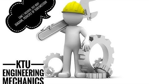 EST 100 - ENGINEERING MECHANICS