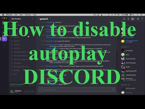 How to disable autoplay DISCORD