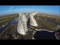 The Kelpies: Two giant horse head sculptures unveiled in Scotland