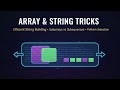 Day 1 – Arrays & Strings | Common Patterns + Bonus | Leetcode Interview Crash Course (DSA)