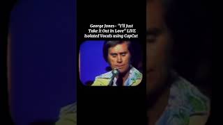 George Jones- &quot;I&#39;ll Just Take It Out In Love&quot; LIVE Isolated Vocals using CapCut
